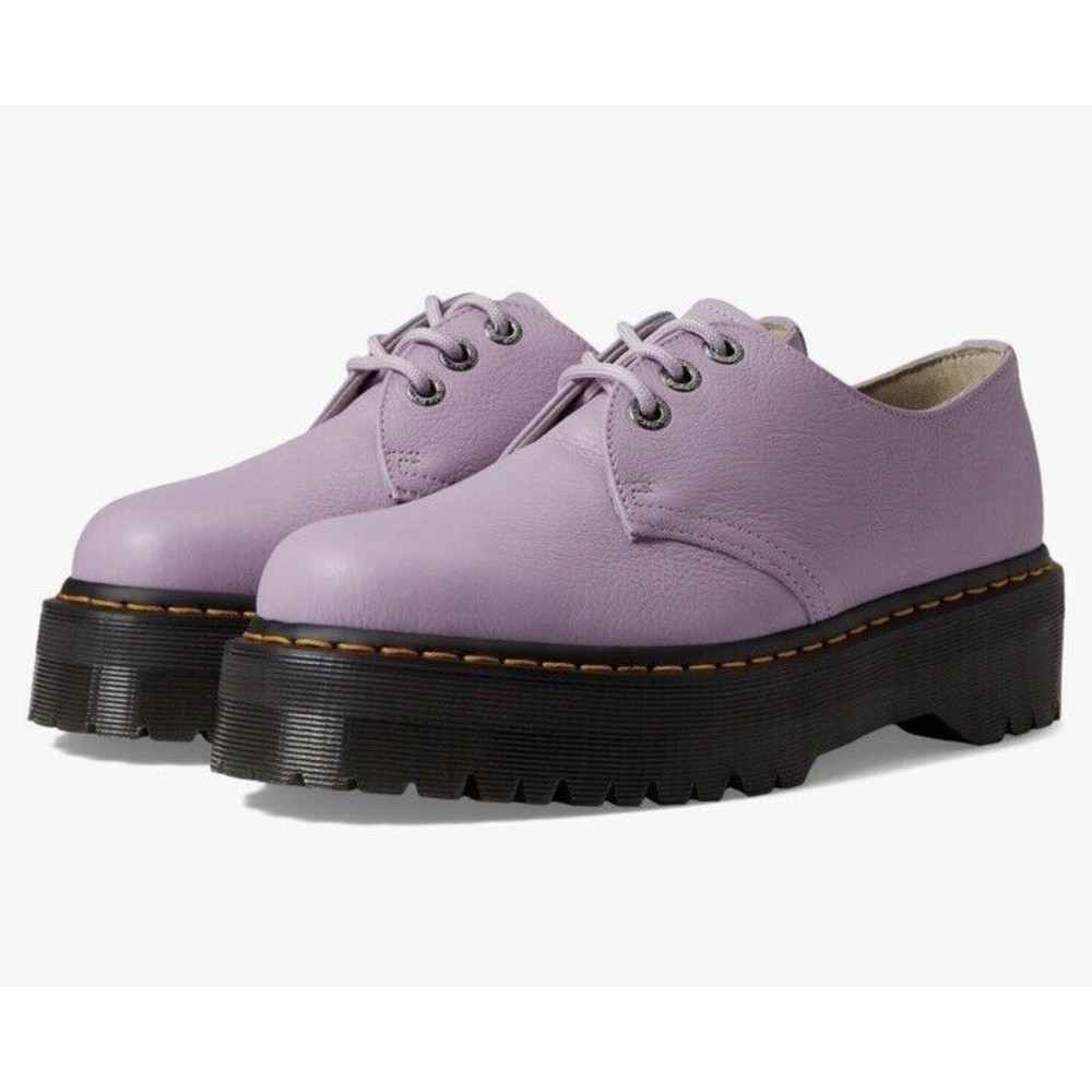 Dr. Marten’s Lilac Unisex Oxfords 1461 Quad II Platform Women’s 7/Men’s 6 NWOT